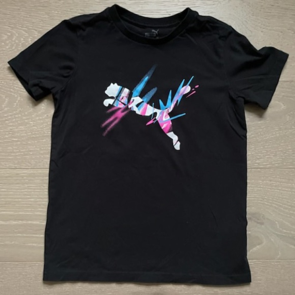Neymar Jr Creativity Tee Kids Puma Black Size M Youth Medium Graphic